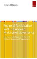 Regional Participation Within European Multi-Level Governance