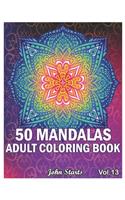 50 Mandalas Adults Coloring Book