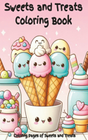 Sweets and Treats Coloring Book