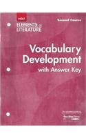 Elements of Literature: Vocabulary Development Eolit 2005 G 8 Second Course