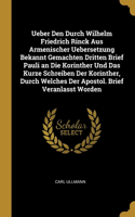 Ueber Den Durch Wilhelm Friedrich Rinck Aus Armenischer Uebersetzung Bekannt Gemachten Dritten Brief Pauli an Die Korinther Und Das Kurze Schreiben Der Korinther, Durch Welches Der Apostol. Brief Veranlasst Worden: The Sexual Predator Among Us