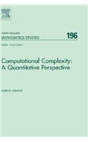 Computational Complexity: A Quantitative Perspective