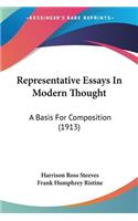 Representative Essays In Modern Thought