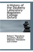 A History of the Daubeny Laboratory Magdalen College Oxford