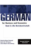German for Business and Economics, Band 2, Die Betribswirtschaft
