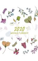 2020 Weekly Planner: One Year, Monthly Calendar Planner, Business, 12 Months for Academic Agenda Schedule Weekly Action Plan Organizer Logbook, 8.5" x 11", 50 Pages