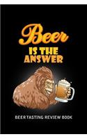 Beer Tasting Review Book
