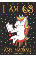 Unicorn Journal I am 63 and Magical