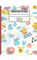Composition Notebook Wide Ruled