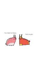 You make me happy. That's my job. Cat Love Composition Book