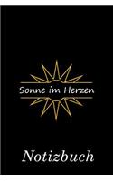 Sonne im Herzen Notizbuch