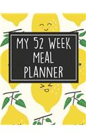 My 52 Week Meal Planner