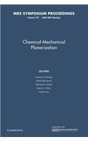 Chemical-Mechanical Planarization: Volume 767