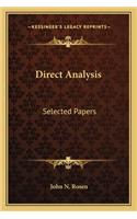 Direct Analysis: Selected Papers(English)