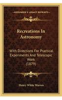 Recreations In Astronomy