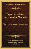 Department Store Merchandise Manuals