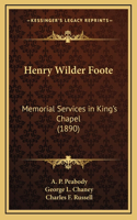 Henry Wilder Foote