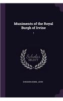 Muniments of the Royal Burgh of Irvine
