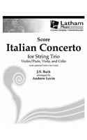 Italian Concerto for Violin/Flute, Viola and Cello - Score