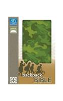 NIV Green Camo Backpack Bible