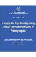 Incorporating Army Design Methodology into Army Operations