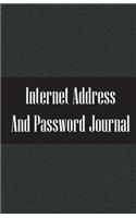 Internet Address and Password Journal: Password Organizer Book / Diary / Notebook