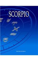 Scorpio: A Blank Journal with 100 Lined Pages 8.5" X 11"