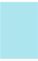 Journal Wintery Blue Color Simple Plain Wintry Blue