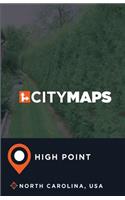 City Maps High Point North Carolina, USA