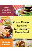 Great Freezer Recipes for the Busy Household