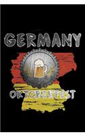 Germany Oktoberfest Landesskizze Schwarz Rot Gold