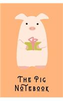 The Pig Notebook: Pigs Journal for Teen Girls, 119 College Rule Pages Size 6x9