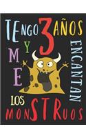 Tengo 3 años y me encantan los monstruos