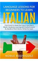 Language Lessons for Beginners to Learn Italian