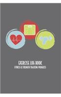 Exercise Log Book Fitness & Strength Tracking Progress