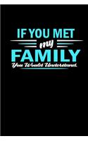 If You Met My Family You Would Understand: Hangman Puzzles - Mini Game - Clever Kids - 110 Lined Pages - 6 X 9 In - 15.24 X 22.86 Cm - Single Player - Funny Great Gift