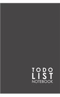 To Do List Notebook: Checklist Paper, To Do Journal, Daily To Do Pad, To Do List Task, Agenda Notepad For Men, Women, Students & Kids, Minimalist Grey Cover