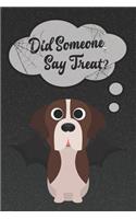 English Mastiff Lined Notebook: A Halloween Themed Notebook for Mastiff Lovers(44 Dog Halloween Notebooks and Journals)