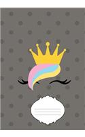 Composition notebook for girls Unicorn Princess