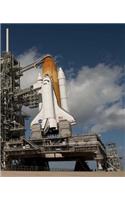 Space Shuttle Launch Platform Science School Composition Book 130 Pages