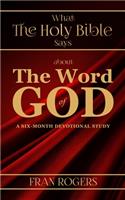 What the Holy Bible Says about the Word of God