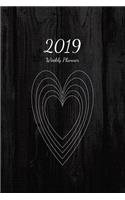 2019 Weekly Planner: Paper Back Organizer. Size 6 X 9. Take Notes, Get Organized with Weekly Planning. Includes Day Planner in Week View & Monthly Calendar; Faux Wood Gr