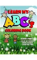 Learn My Abc's Coloring Book