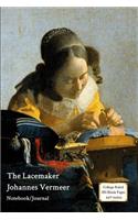 The Lacemaker - Johannes Vermeer - Notebook/Journal