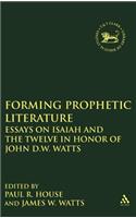 Forming Prophetic Literature