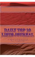 Daily Top 10 Lists Journal