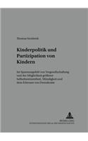Kinderpolitik Und Partizipation Von Kindern