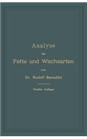 Analyse Der Fette Und Wachsarten