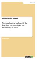 Nationale Rechtsgrundlagen für die Erstellung von Abschlüssen von Gebietskörperschaften