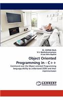 Object Oriented Programming in - C++